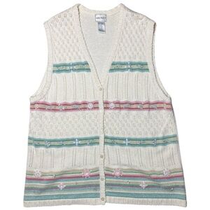 Napa Valley Vintage Ramie Knit Vest
